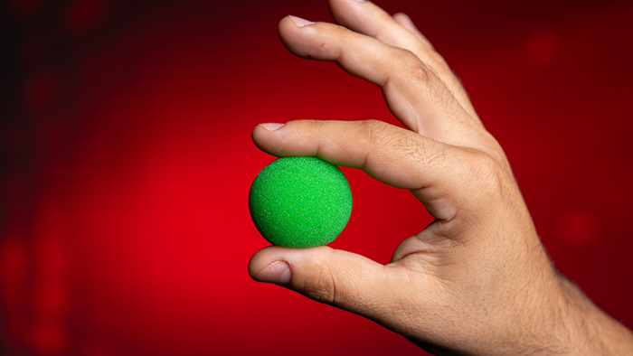 1.5 inch Super Soft Sponge Balls (Green) Pack of 4 from Magic