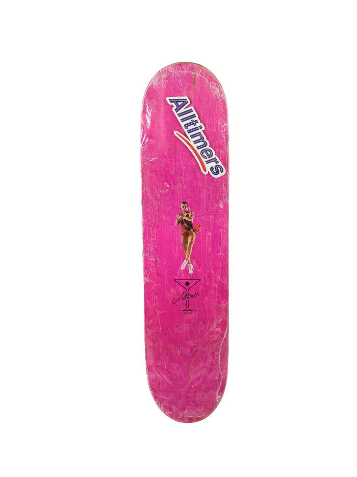 Alltimers Ice Skaters White Multicolor Size 8.2 Vintage NOS Deck