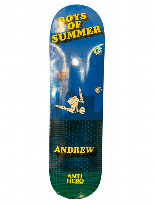 Anti Hero Andrew Allen Boys Of Summer 8.4" Classic Skateboard Deck