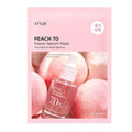 Anua. Peach 70 Niacin Serum Mask 25ml