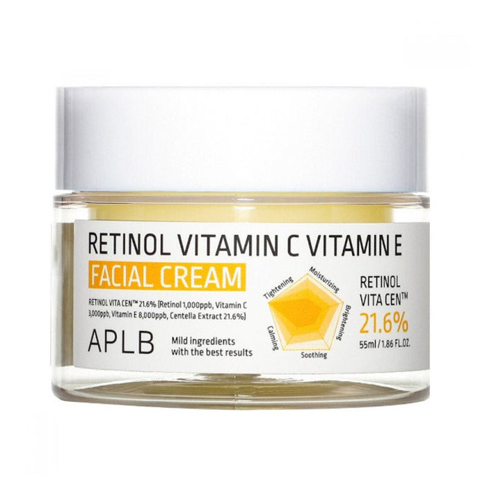 APLB. Retinol Vitamin C Vitamin E Facial Cream 55ml