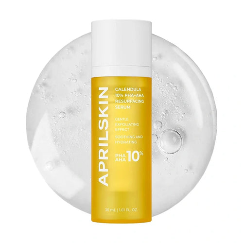 April Skin. Calendula 10% PHA+AHA Resurfacing Serum 30ml | Lady Bonita | Korean beauty NZ