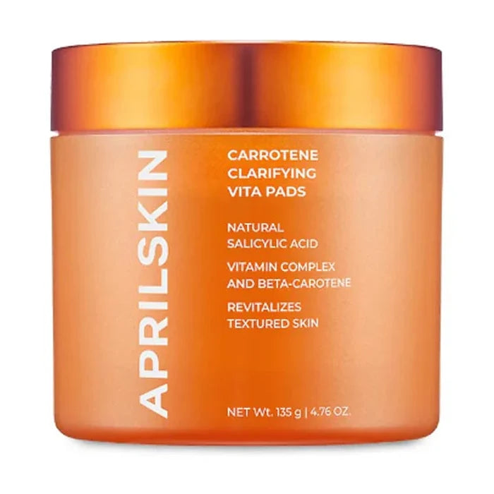 April Skin. Carrotene Clarifying Vita Pads (60 Pads) | Lady Bonita | Korean beauty NZ