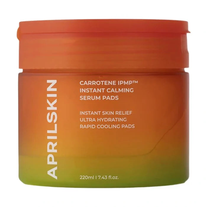 April Skin. Carrotene IPMP Instant Calming Serum Pads (80 Pads) | Lady Bonita | Korean beauty NZ