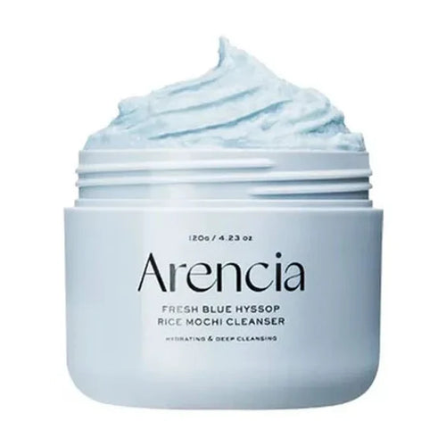 Arencia. Fresh Blue Hyssop Rice Mochi Cleanser 120g | Lady Bonita | Korean beauty NZ