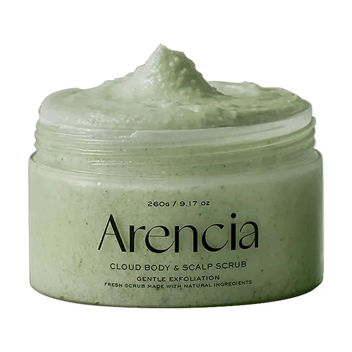 Arencia. Fresh Cloud Body & Scalp Scrub 260g [Lavender & Pear] | Lady Bonita | Korean beauty NZ