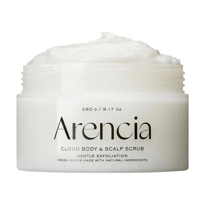 Arencia. Fresh Cloud Body & Scalp Scrub 260g [White Tea & Neroli] | Lady Bonita | Korean beauty NZ