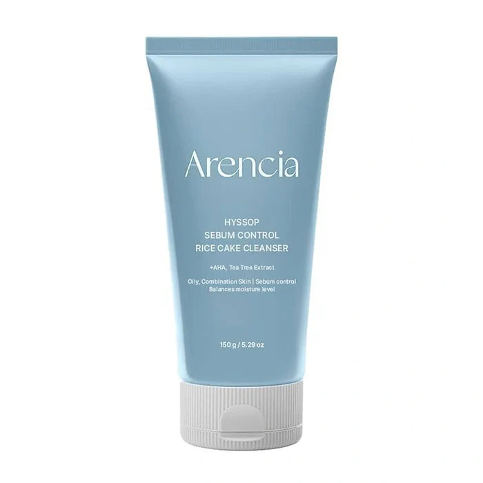 Arencia. Hyssop Sebum Control Rice Cake Cleanser 150g | Lady Bonita | Korean beauty NZ