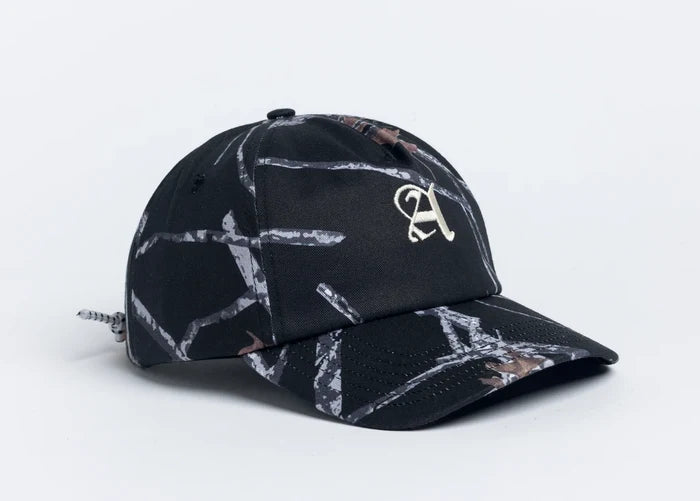 Autumn Camo 5 Panel Black Hat