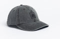 Autumn Washed 6 Panel Strapback Black Black Hat