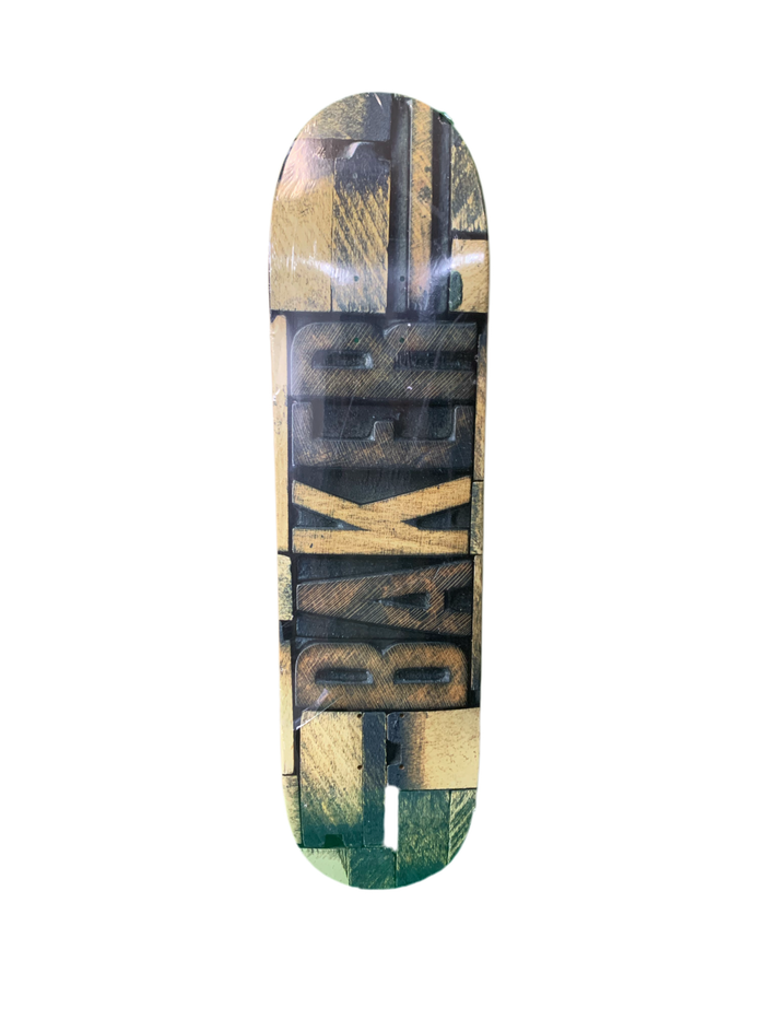 Baker Team Wooden Blocks 8" Classic Skateboard Deck