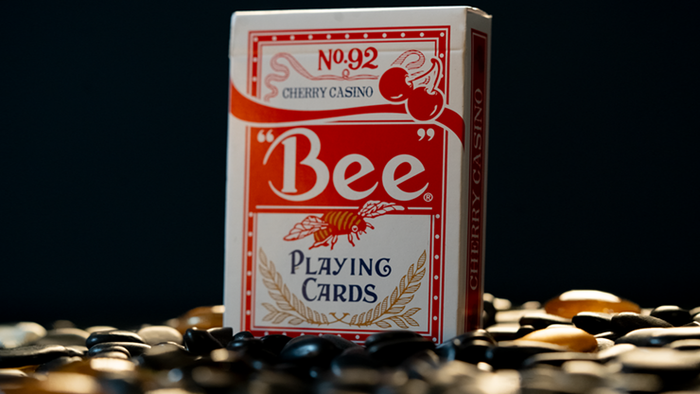 Bee X Cherry Red Playing Cards