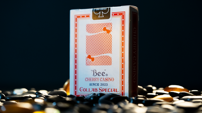 Bee X Cherry Red Playing Cards