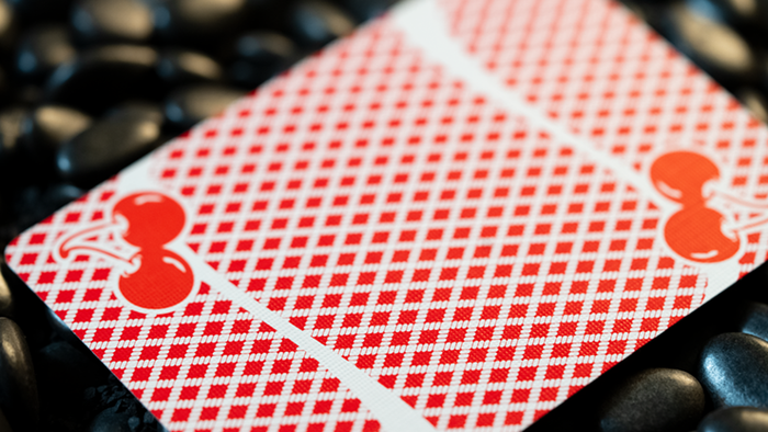 Bee X Cherry Red Playing Cards
