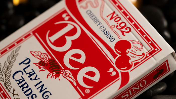 Bee X Cherry Red Playing Cards