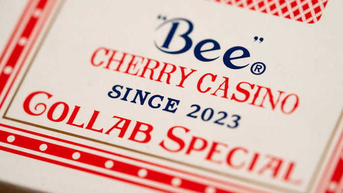 Bee X Cherry Red Playing Cards