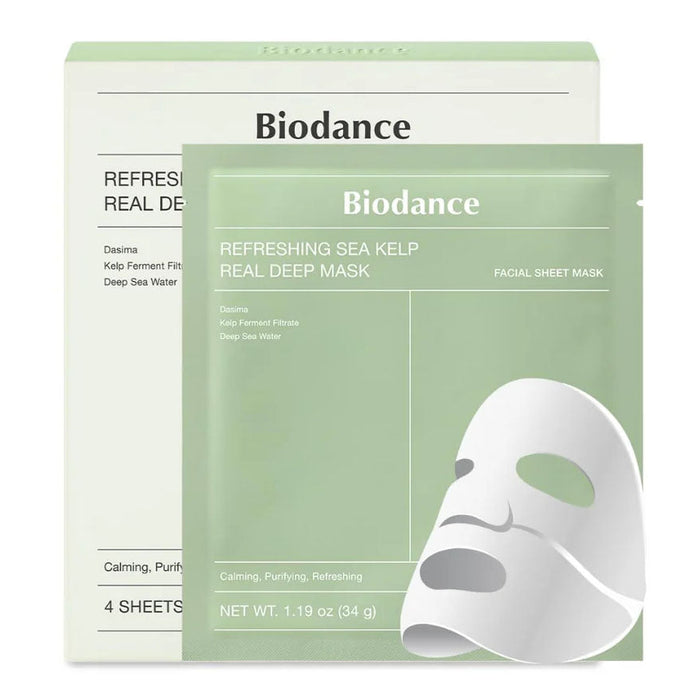 Biodance. Refreshing Sea Kelp Real Deep Mask 34g [4 Masks]