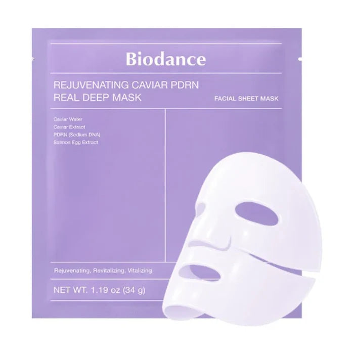 Biodance. Rejuvenating Caviar PDRN Real Deep Mask 34g [1 Mask] | Lady Bonita | Korean beauty NZ