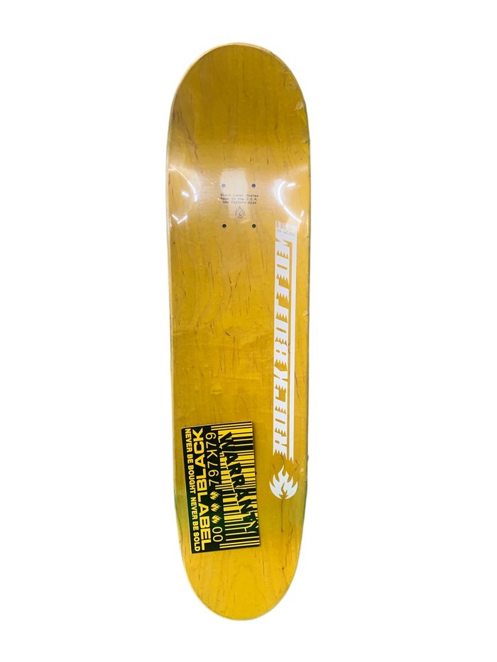 Black Label Rakestraw Broken Heart 7.8" Classic Skateboard Deck
