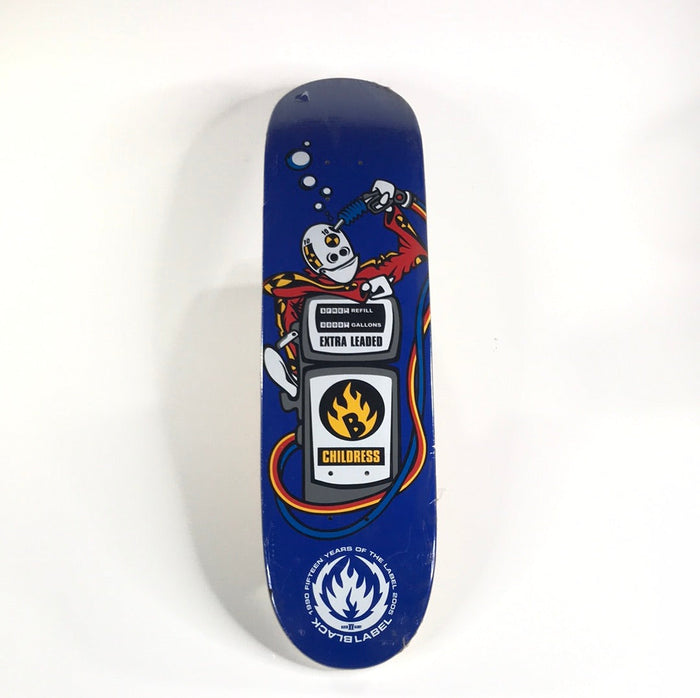 Black Label Skateboard Deck - Chet Childress Re-Rage Series Blue 8.0 15 Years of Label 2005
