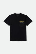 Brixton Goodyear Service Black Pocket S/S Shirt