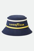 Brixton Goodyear Service Navy Bucket Hat