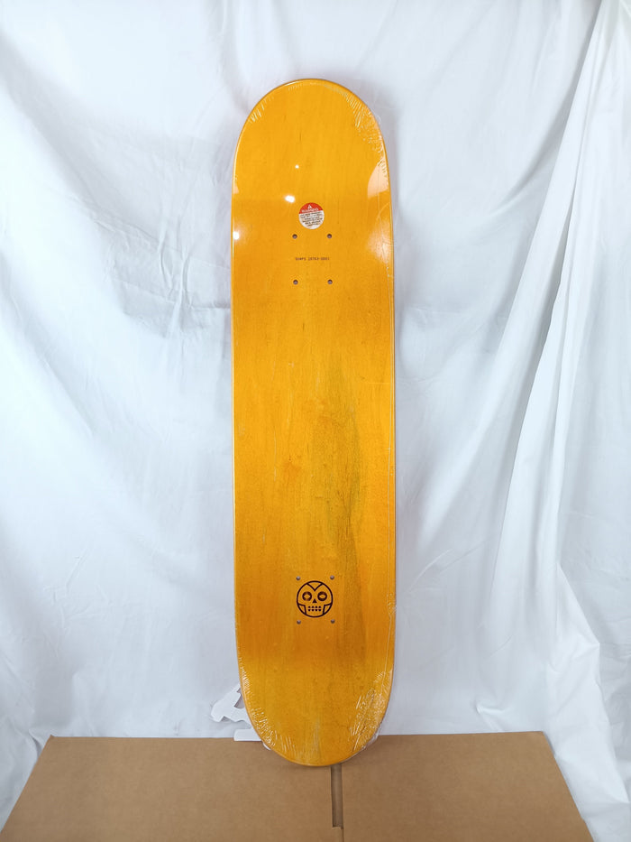 Bueno Stacy Lowery School Is For Idiots Orange Multi Size 7.75" Vintage NOS Deck
