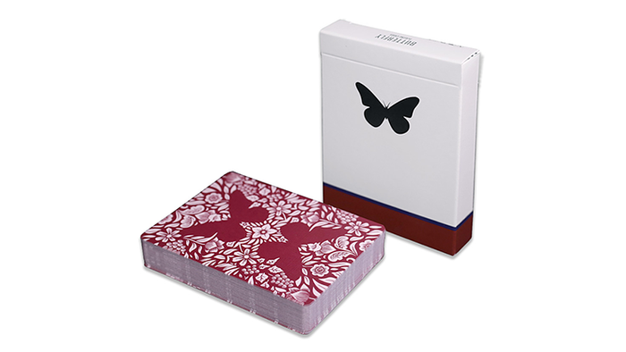 Butterfly Playing Cards Marked (Red) 3rd Edition