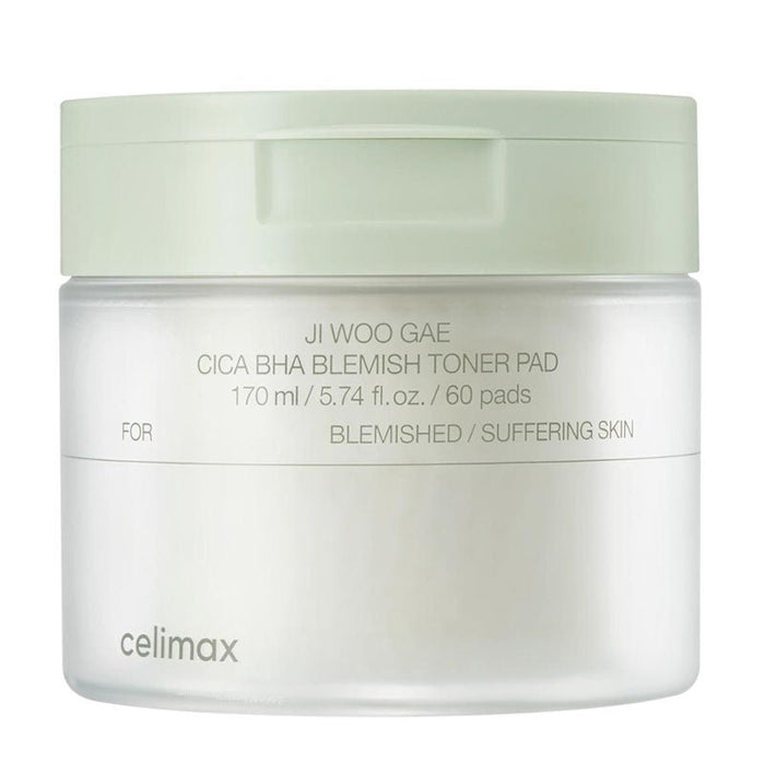 Celimax. Ji Woo Gae Cica BHA Blemish Toner Pad (60 Pads)