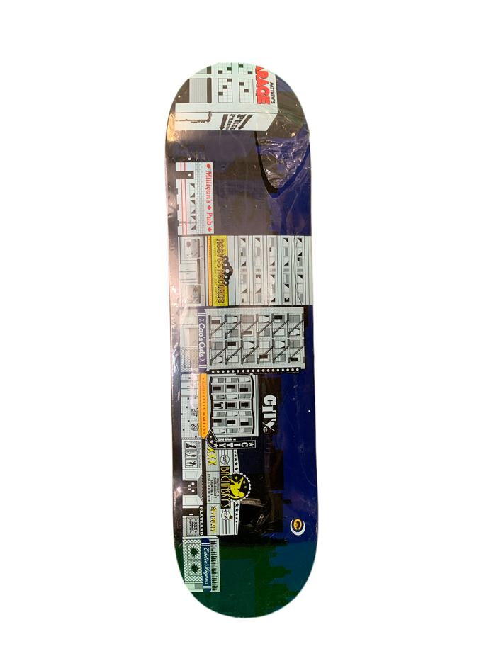 City Skateboards Team Street 8" Classic Skateboard Deck