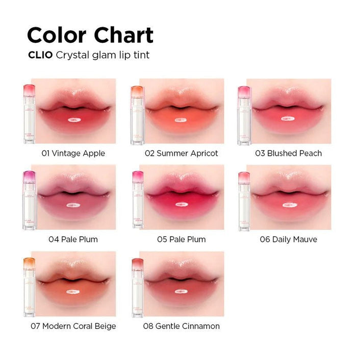 Clio. Crystal Glam Tint 3.4g [04 Pale Plum] | Lady Bonita | Korean beauty NZ