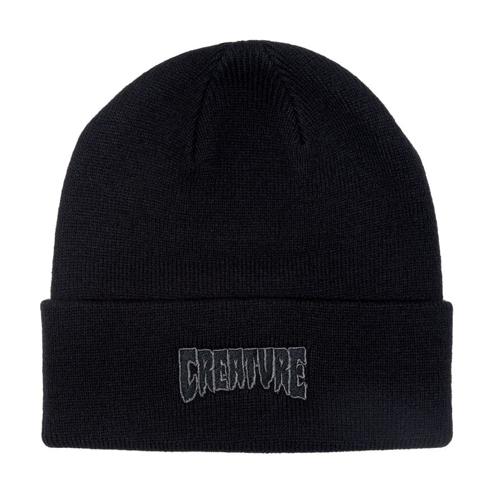 Creature Logo Outline Long Shoreman Hat Navy Beanie
