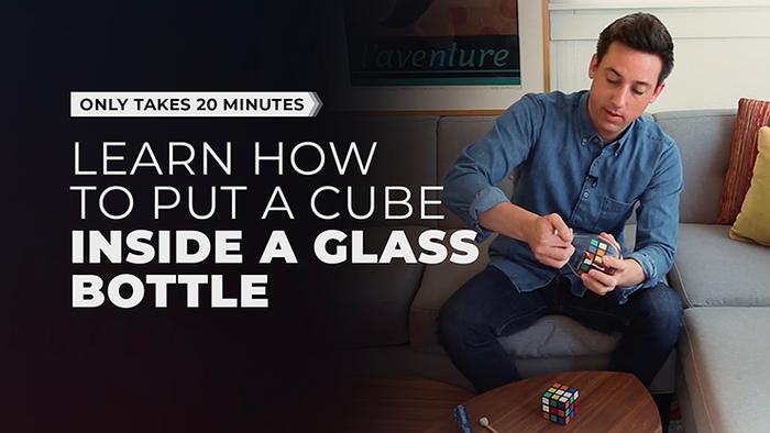 Cube in Bottle Project