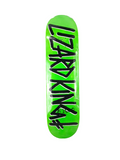 Deathwish Lizard King Spray Lime Green With Black And White Letters Size 8.25 Vintage NOS Deck