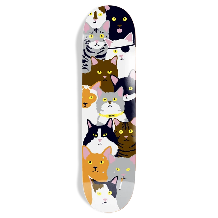 Enjoi Cat Collage R7 Skateboard Deck