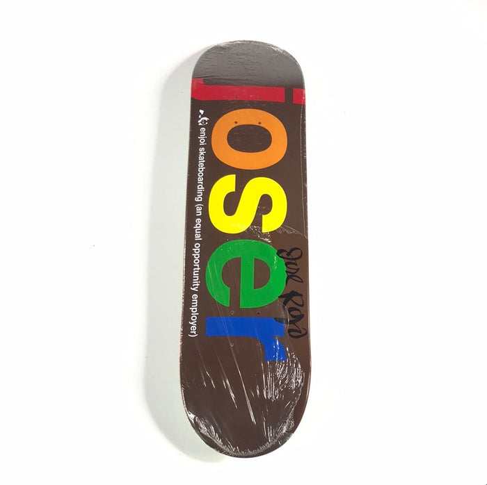 Enjoi Jose Rojo Equal Opportunity Autographed 8.0 Skateboard Deck