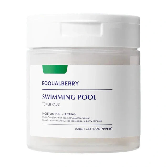 Eqqualberry. Swimming Pool Toner Pads (70 sheets) | Lady Bonita | Korean beauty NZ