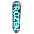 Frozen Team Black Teal 8" Skateboard Deck