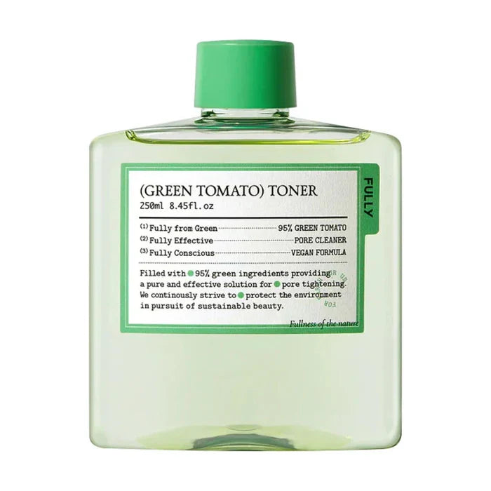 Fully. Green Tomato Toner 250ml | Lady Bonita | Korean beauty NZ