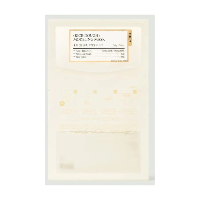 Fully. Rice Dough Modeling Mask 50g [1 Mask] | Lady Bonita | Korean beauty NZ