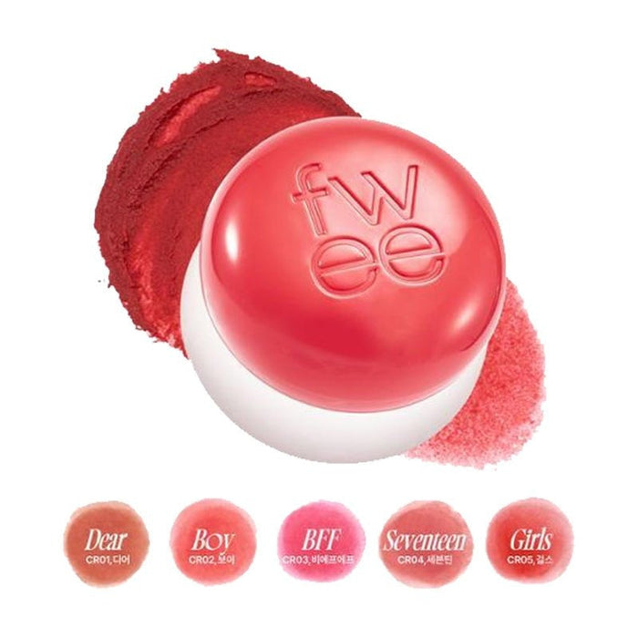 Fwee. Lip & Cheek Blurry Pudding Pot 5g [MV01 Chill'n] | Lady Bonita | Korean beauty NZ