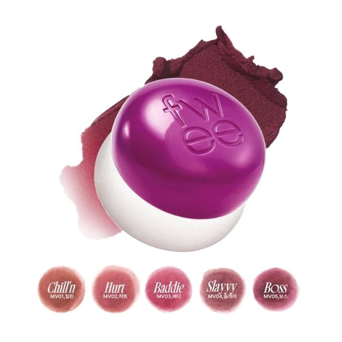 Fwee. Lip & Cheek Blurry Pudding Pot 5g [RD01 D-Day] | Lady Bonita | Korean beauty NZ