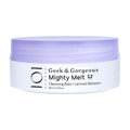 Cleansing balm jar with 'Geek & Gorgeous' branding on a white background