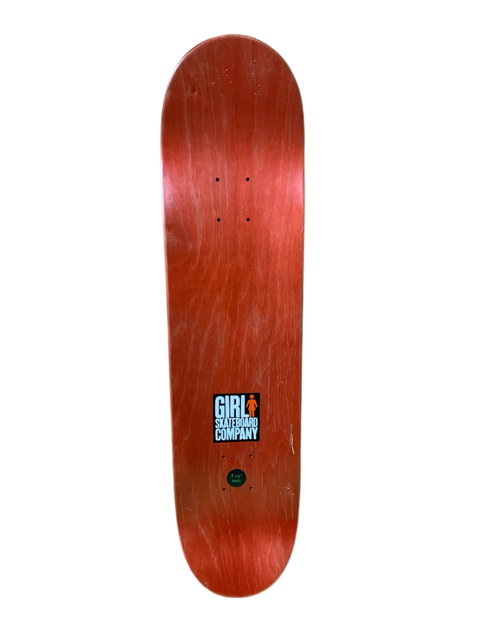 Girl Brandon Biebel Marshmellow Man 7.8" Classic Skateboard Deck
