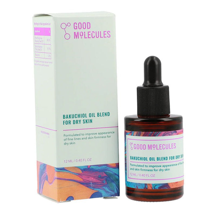 Good Molecules. Bakuchiol Oil Blend For Dry Skin 12ml