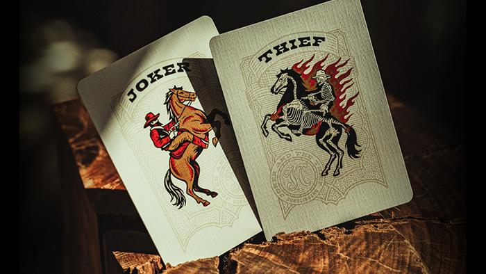 Gunslingers (Blue) Playing Cards