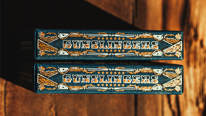 Gunslingers (Blue) Playing Cards