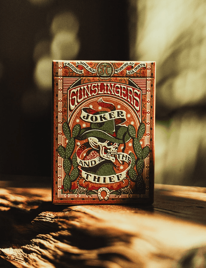 Gunslingers (Red) Playing Card
