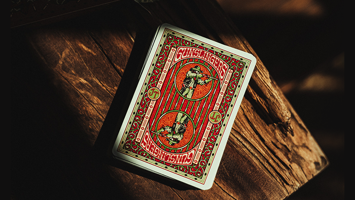 Gunslingers (Red) Playing Card
