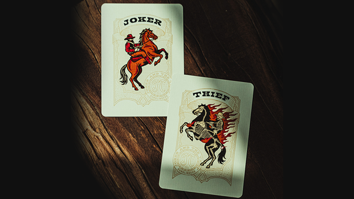 Gunslingers (Red) Playing Card
